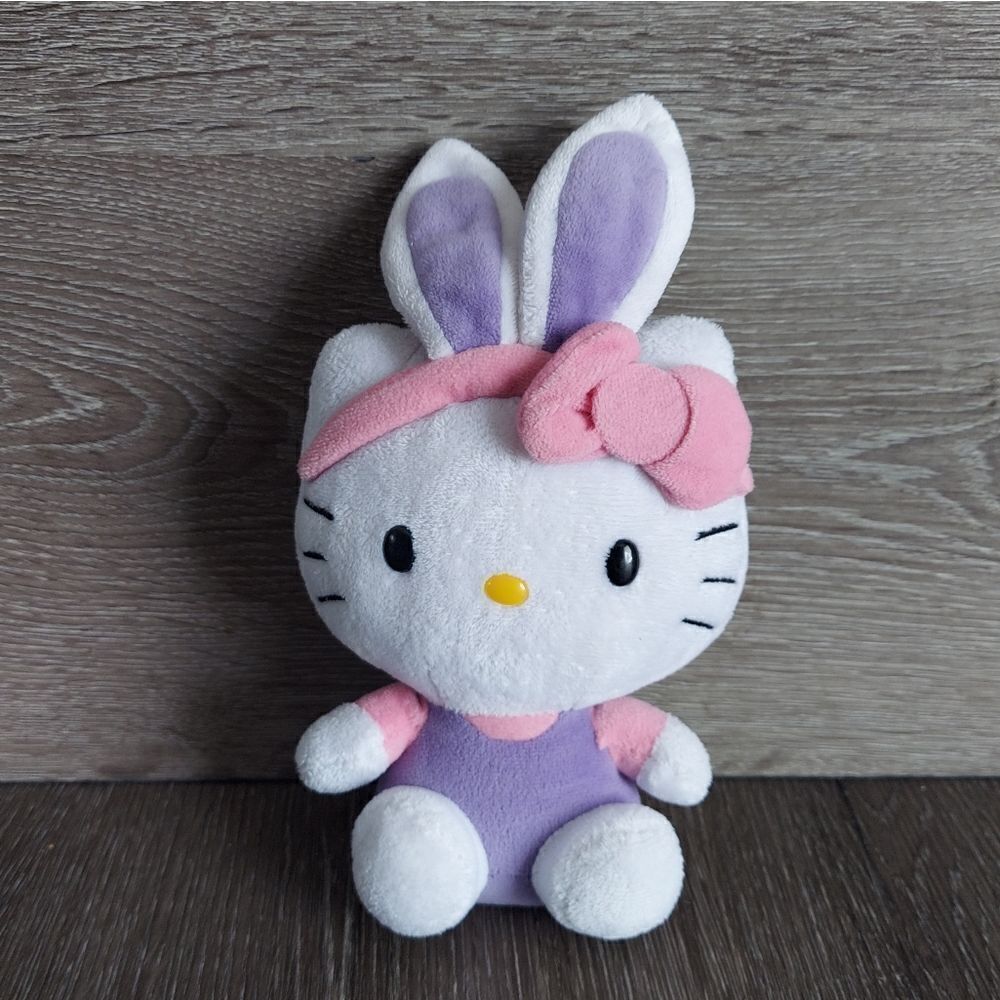 Hello Kitty Rabbit Easter TY Beanie Babies Plush